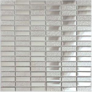 Elements Chromium Metallic Mosaic 305x305