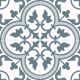 Bourton Marine Blue Patterned Ceramic Tiles 450x450